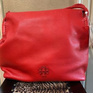 Tory Burch Poppy Orange Taylor Hobo